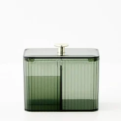 Acrylic Storage Canister Green