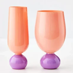 Aden Cocktail Glass Peach