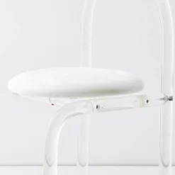 Arch Lucite Accent Chair White