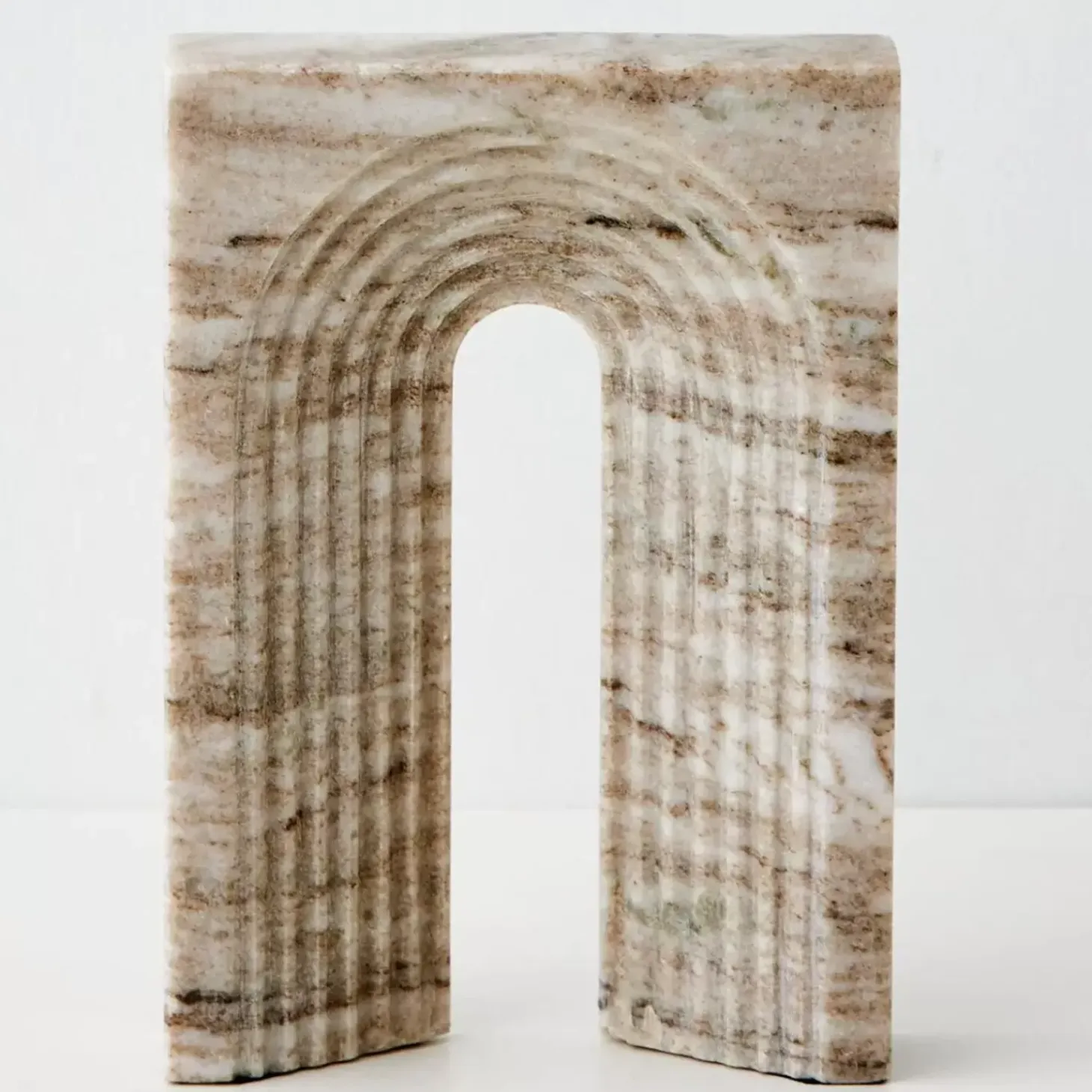 Arch Marble Sculpture Beige