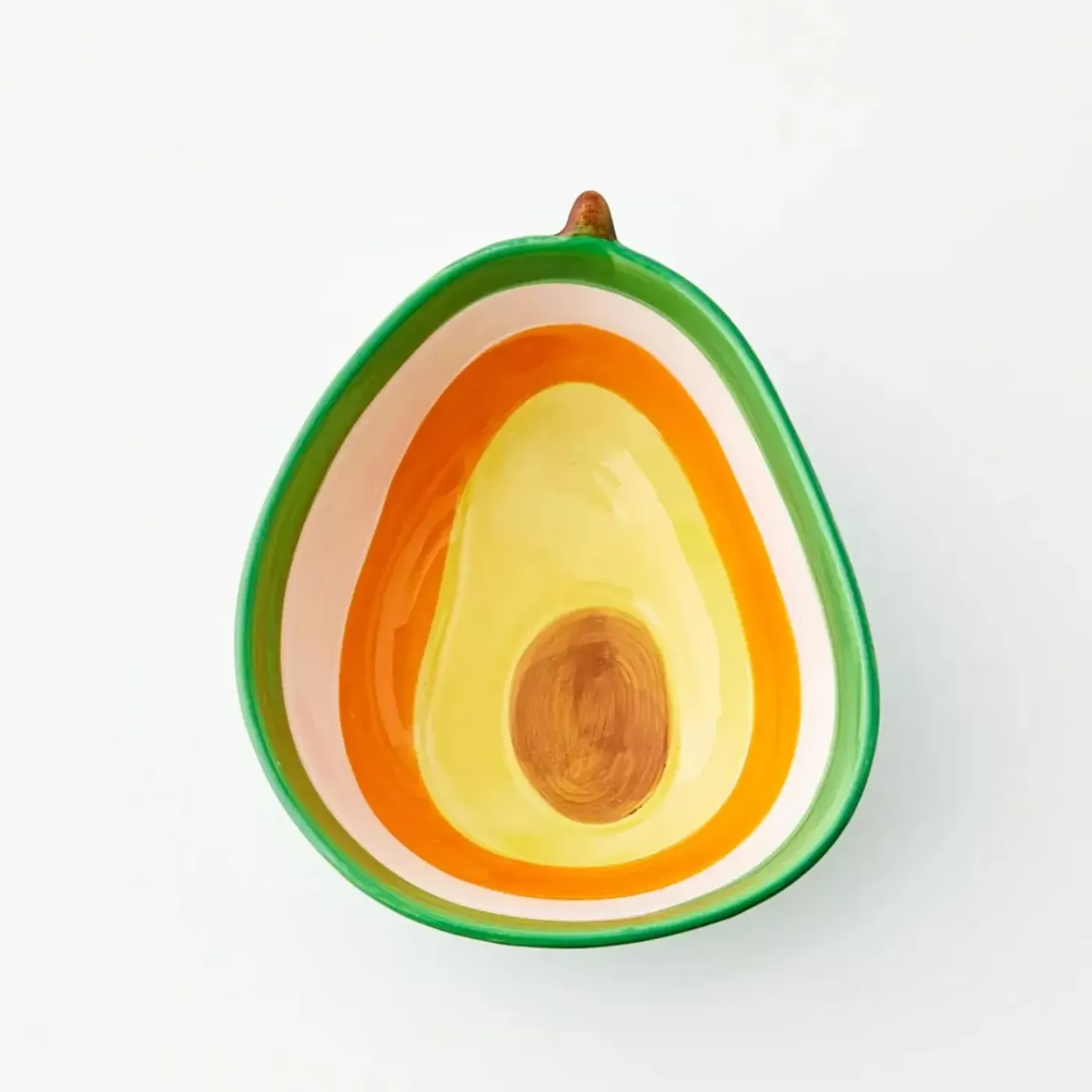 Avocado Ceramic Bowl Green