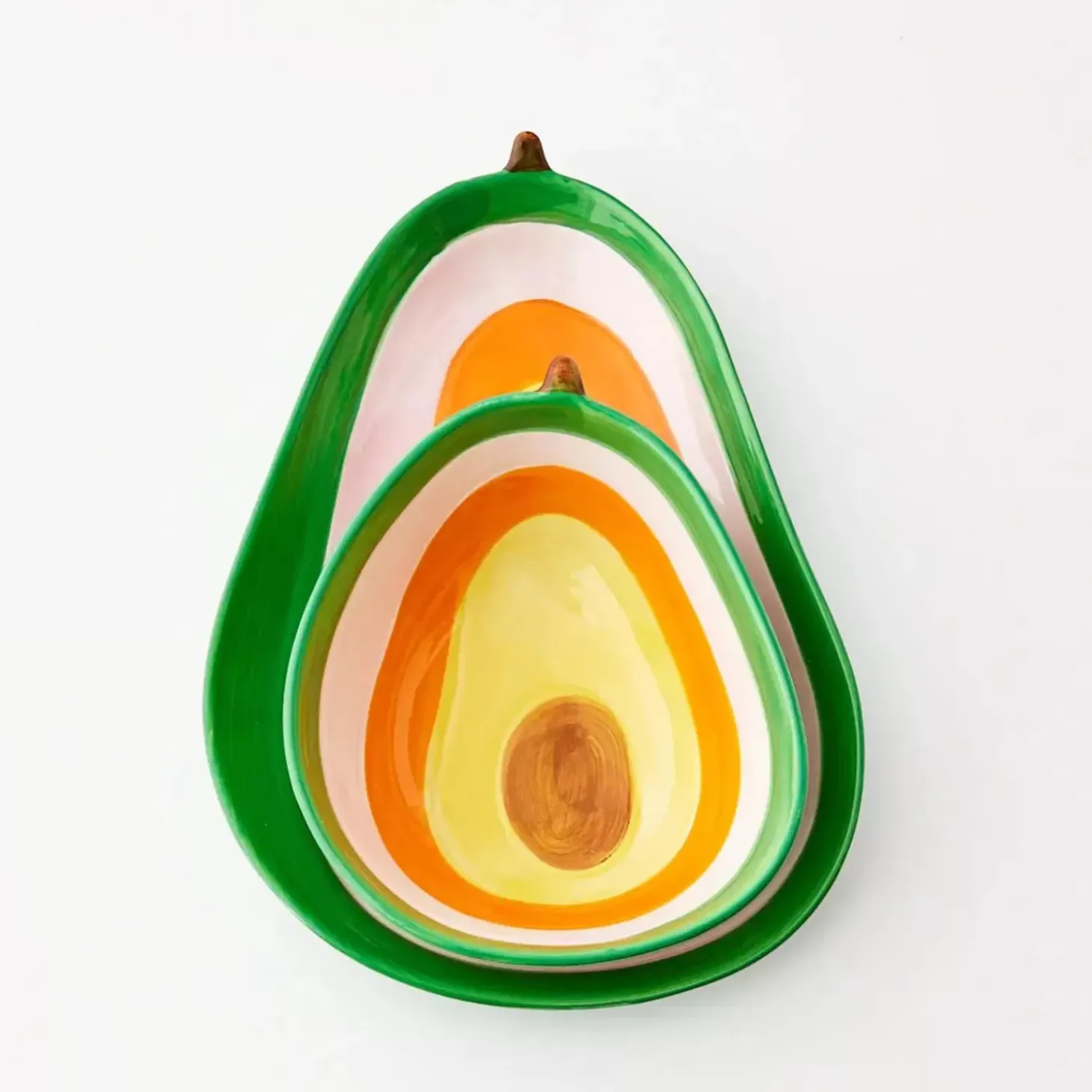 Avocado Ceramic Bowl Green