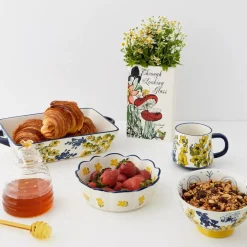 Bee Mine Glass Honey Jar & Dipper