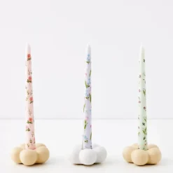 Bouquet Soy Taper Candle 4 Pack Lilac