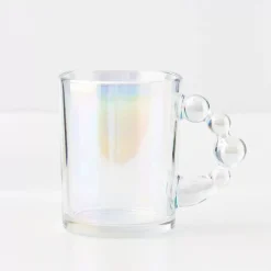 Bubble Glass Mug Iridescent