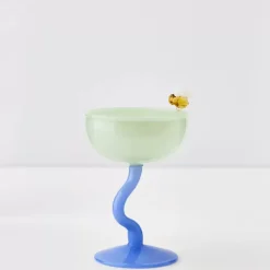 Bumble Cocktail Glass Green/Blue