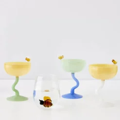 Bumble Cocktail Glass Yellow/Green