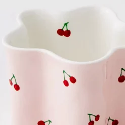 Cherry Ceramic Mug Pink