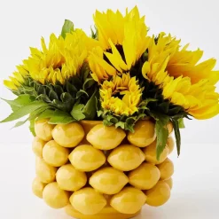 Citron Lemon Ceramic Vase