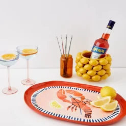 Citron Lemon Ceramic Vase