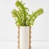 Copacabana Ceramic Vase Ivory