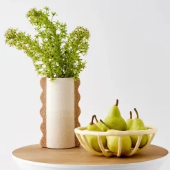Copacabana Ceramic Vase Ivory
