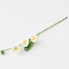Daffodil Stem Hand Knitted Crochet Flower White
