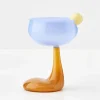 Droplet Cocktail Glass Blue