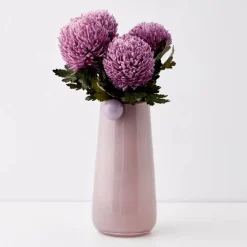 Droplet Large Coloured Glass Vase Pink