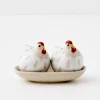 Feeling Clucky Ceramic Salt & Pepper Shakers