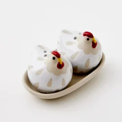 Feeling Clucky Ceramic Salt & Pepper Shakers
