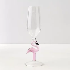 Flamingo Stem Champagne Glass