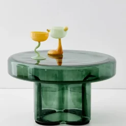 Glass Coffee Table Green