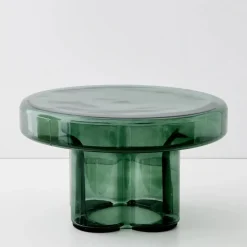 Glass Coffee Table Green