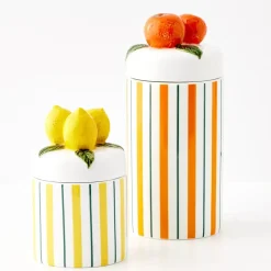 Lemon Ceramic Canister