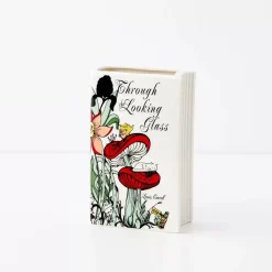 Looking Glass Ceramic Book Vase White