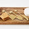 Miami Brass Cheese Knife Set
