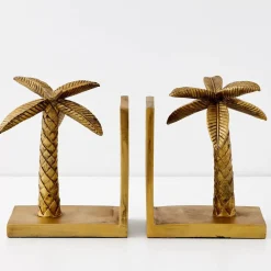 Miami Resin Bookends Gold