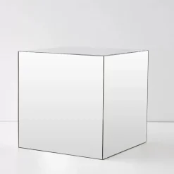 Mirror Cube Acrylic Side Table