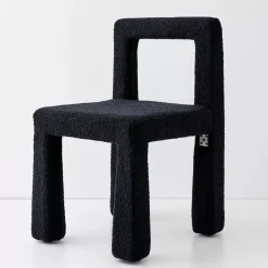 Nordic Accent Chair Boucle Black