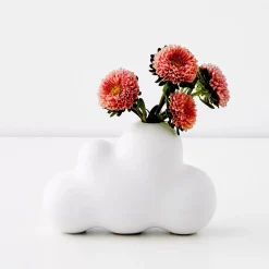 On Cloud Nine Ceramic Vase White