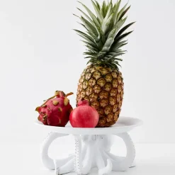 Otis Octopus Resin Decorative Tray White