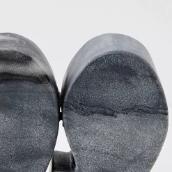 Quote Marble Bookends Grey