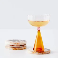 Resin Coasters 4 Pack Tortoiseshell