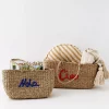 Riviera Rattan Basket Shopper Set