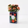 Secret Garden Ceramic Book Vase Navy