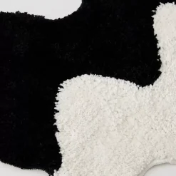 Squiggle Floor Runner Black/Cream