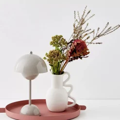 Touch Mushroom Lamp Grey