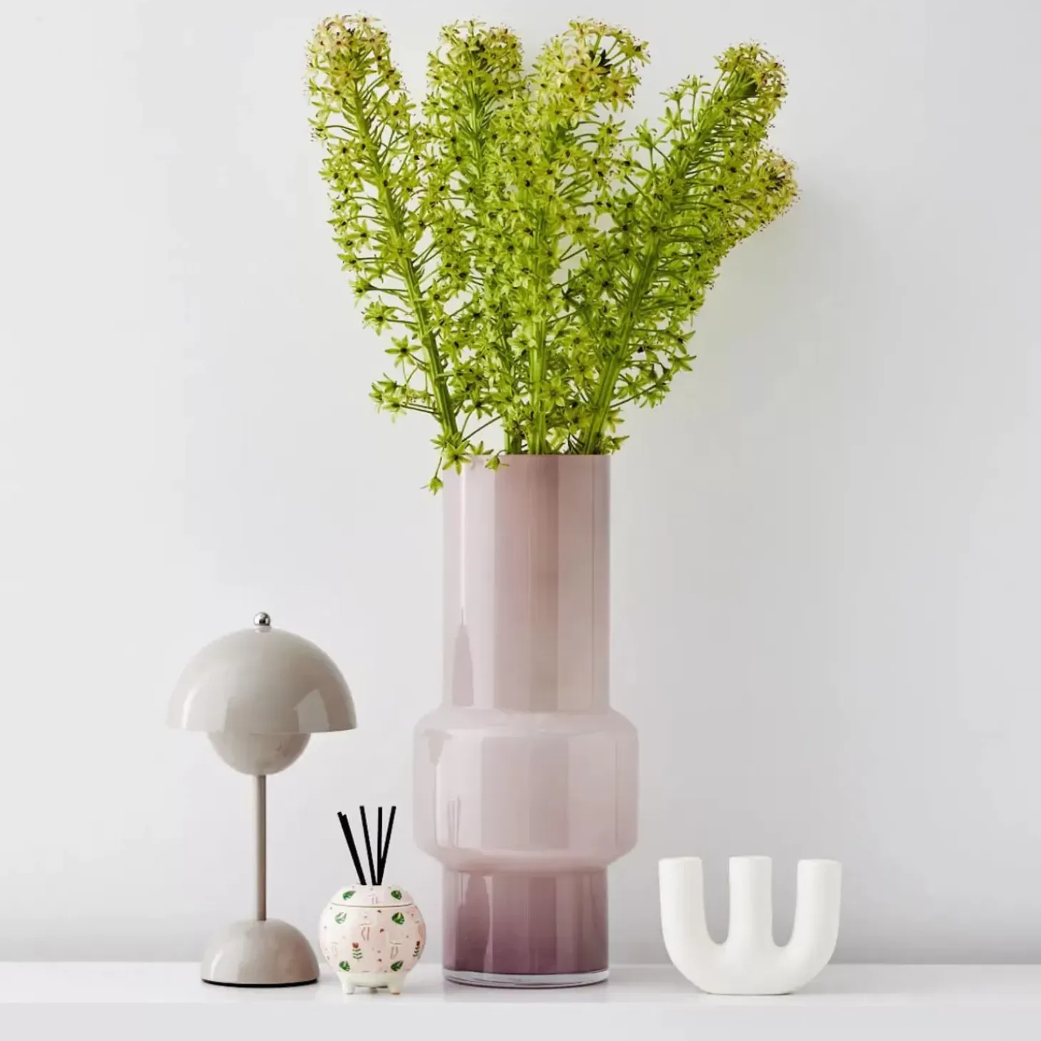 Touch Mushroom Lamp Grey