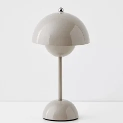 Touch Mushroom Lamp Grey