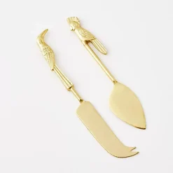 Tropicana Brass Cheese Knife Set