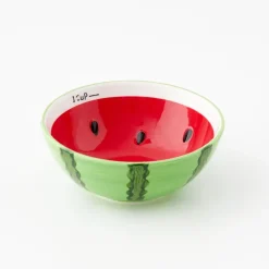 Watermelon Ceramic Bowl Red