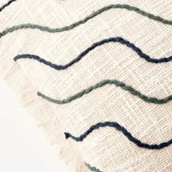 Waves Cotton Cushion With Insert