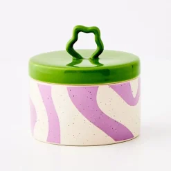 Whorl Kitchen Ceramic Canister Small