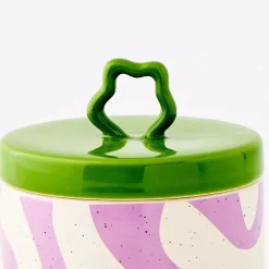 Whorl Kitchen Ceramic Canister Small