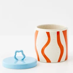 Whorl Kitchen Ceramic Canister Medium